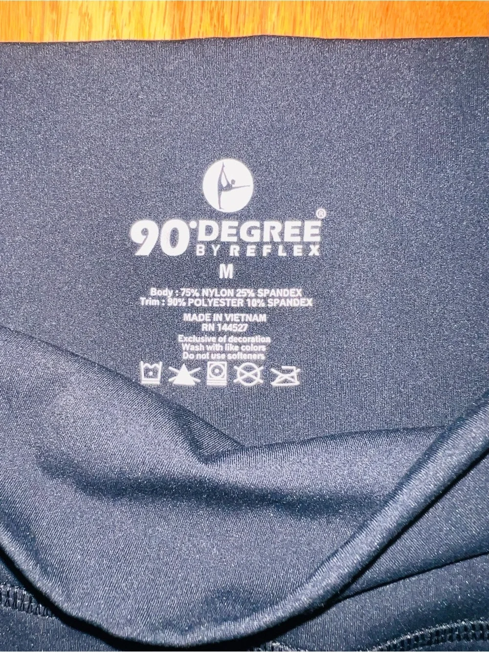 90 Degree By Reflex Black Pocketed High-Waist Leggings - Picture 6 of 6
